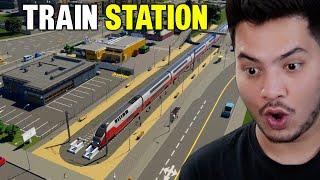 I Made A Huge Train Station In My City - Cities Skylines 2