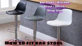 High Bar Chair/ Kitchen Stool Unboxing | New Bar Stool Review | Height Adjustable Bar Stool