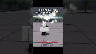 bro just used ultra instinct #roblox #tsb #shorts