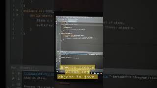 How to create class and object in java Programming | java for beginners #coding #classandobject