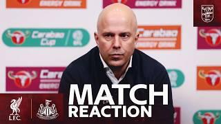 Reaction: Arne Slot's post-Carabao Cup final press conference | Liverpool vs Newcastle Utd