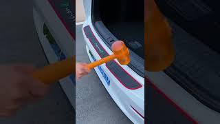 You can stick this protective strip on the car trunk and you won’t worry about bumping things ag