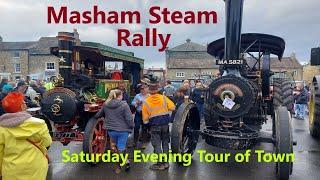 Masham Steam Rally 2023 - Saturday evening in the Market Square