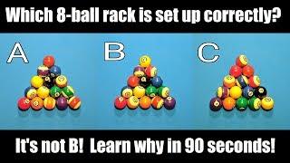 How to PROPERLY rack a game of 8-Ball!