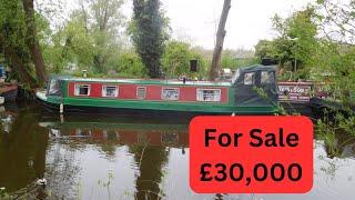 40ft narrow boat for sale £30,000