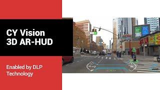 3D AR-HUD technology demo from CY vision enabled by DLP technology