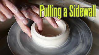 How to Pull a Sidewall for Beginners. Wheel Throwing pottery Series.