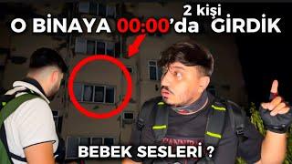 TERK EDİLMİŞ LANETLİ BİNAYA 00:00 da İKİ KİŞİ GİRDİK (Paranormal Olaylar)