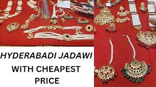 HYDERABADI TRADITIONAL JWELLERY AT CHEAPEST PRICE (PART 1) #hyderabad #jadawijwellery