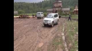 NISSAN X-TRAIL off-road drift )))