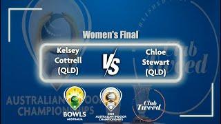 2024 Australian Indoor Championships - Women's Final - Cottrell v Stewart