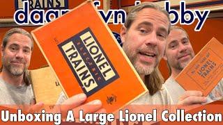 Unboxing a Large Postwar Lionel Collection From My Uncle! Dusty Old Trains!