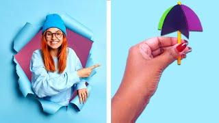 How to make a paper Umbrella