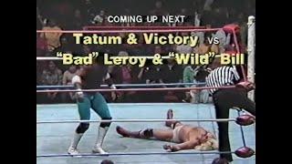 Tag Titles   John Tatum & Jack Victory vs Bill Irwin & Leroy Brown   UWF Nov 15th, 1986