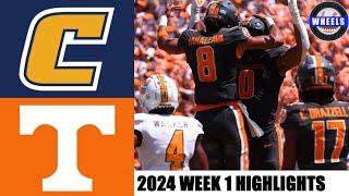 #15 Tennessee vs Chattanooga | Full Game Highlights | 2024 College Football Highlights