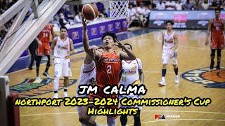 JM Calma Northport 2023-2024 PBA Commissioner's Cup Highlights