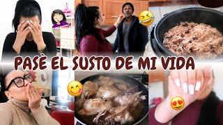 RECIBO AYUDAS DEL ESTADO⁉️EL SUSTO DE MI VIDA }‍️}DESAYUNO CON MI AMIGA}LLEGO CASI DESMAYADO