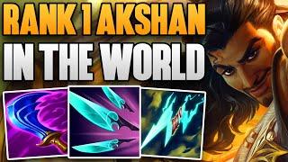 RANK 1 AKSHAN IN THE WORLD SOLO CARRY IN KR CHALLENGER! | CHALLENGER AKSHAN MID GAMEPLAY | S13