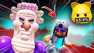 Can I ESCAPE GRUMPY GRAN!? | Roblox Scary Escape Obby