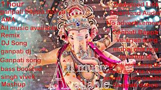 Nonstop Ganpati Dj Remixes Latest Song 2020 (Ganpati Bappa Morya) includes multiple dj remixes|AMA|