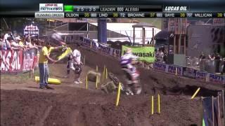 Washougal 450 Moto 1: Josh Grant Crash