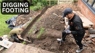 Bricklaying - Digging a Footing & Concre Pour