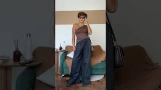 Black & brown #lookoftheday #ootd #ootdguide #fashionclothing #outfitideas #fashionshorts #shorts