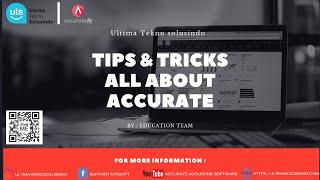 Accurate Acounting Software Live Stream - Pencatatan Tagihan DiMuka (Mendahului Terima Barang)