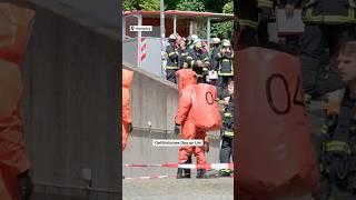 Ammoniak ausgetreten! Gefahrgut-Einsatz an Uni in Hamburg! #hamburg  #rtlnord #rtlplus