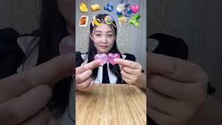 Korean EMOJI EATING CHALLENGE, 10 emojis | #shorts