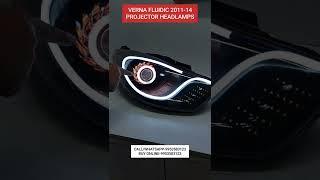 Verna headlight upgrade | Verna Projector Headlight⬆️ | Verna Modification| call now - 9953583666