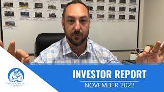 Finley Capital Investor Report for November 2022