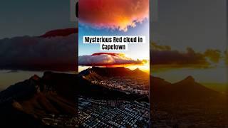 Mysterious red cloud in Cape Town #facts #motherearth #knowledge #nature
