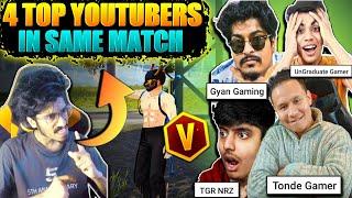 Tonde Gamer, Gyan Gaming, Tgr Nrz, UnGraduate Gamerসবচেয়ে বড় FreeFire  ইউটুবার vs Krull  জিতল কে?