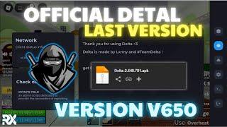 [NEW] DELTA EXECUTOR NEW LAST VERSION V650 RELEASE | NO LAG | DELTA EXECUTOR MOBILE/PC ROBLOX