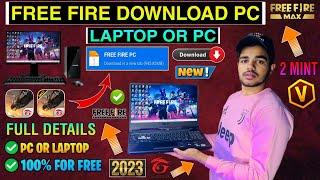  Free Fire Download PC | Laptop | Free Fire Max Download Pc | How To Install Free Fire In Pc