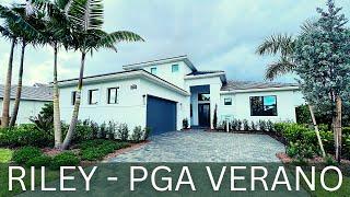 LUXURY NEW CONSTRUCTION HOME TOUR IN PGA VERANO - PORT SAINT LUCIE - THE RILEY