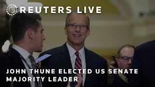 LIVE: John Thune elected Senate majority leader