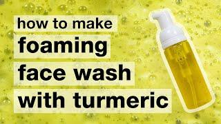 DIY Foaming Face Wash with TURMERIC | Natural & gentle | Anti-Acne | Humblebee & Me