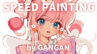 【CLIP STUDIO PAINT】 speed painting by GANGAN