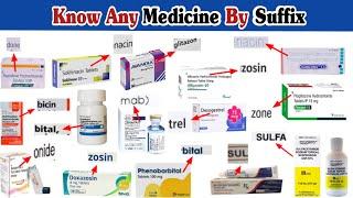 Medicine Suffix | Know any Medicine by Suffix Part 2