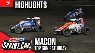 Top Gun Finale | USAC Sprints at Macon Speedway 6/29/24 | Highlights