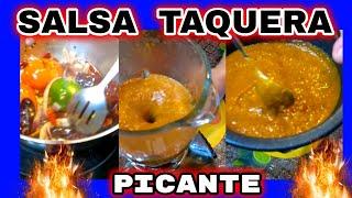 Receta de salsa ROJA PICO DE PAJARO de 5 minutos.