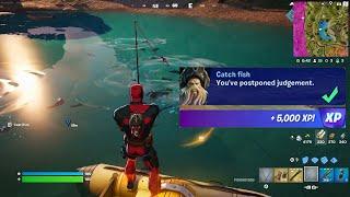 How to EASILY Catch Fish in Fortnite locations Quest!