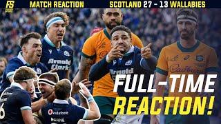 SCOTLAND END WALLABIES UNBEATEN TOUR | Scotland vs Australia Match Reaction