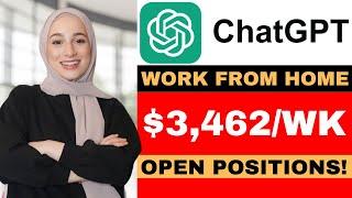 NEW CHATGPT JOBS | REMOTE HIRING NOW | WFH 2025