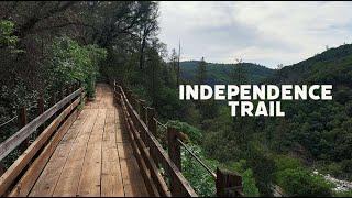 Independence Trail - Nevada City - Yuba River - Miners tunnel - Butterflies - Hiking Norcal