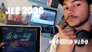 Study vlog JEE aspirant 2026 | A day in a life of a jee aspirant |