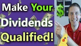 Qualified Dividends Fully Explained (How To Pay Less Tax On Dividends) |Dividend Income Investing