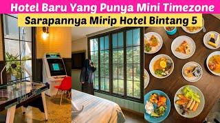 Nginep di Hotel Mini Timezone | Sarapannya Dimasakkin Chef Langsung | Luxeur Setiabudi